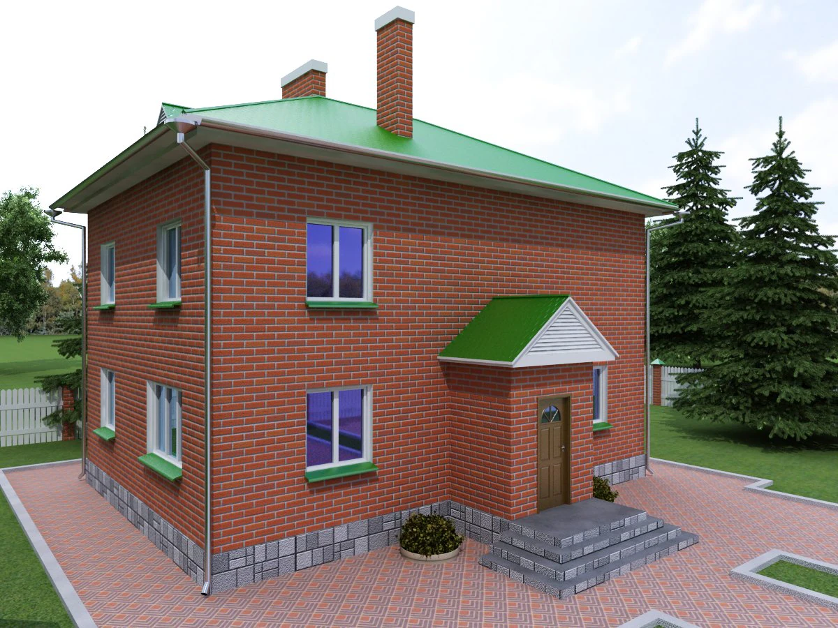 cottage o1 3D Model .c4d .max .obj .3ds .fbx .stl .blend 