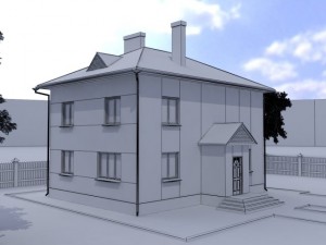 cottage o1 3D 모델