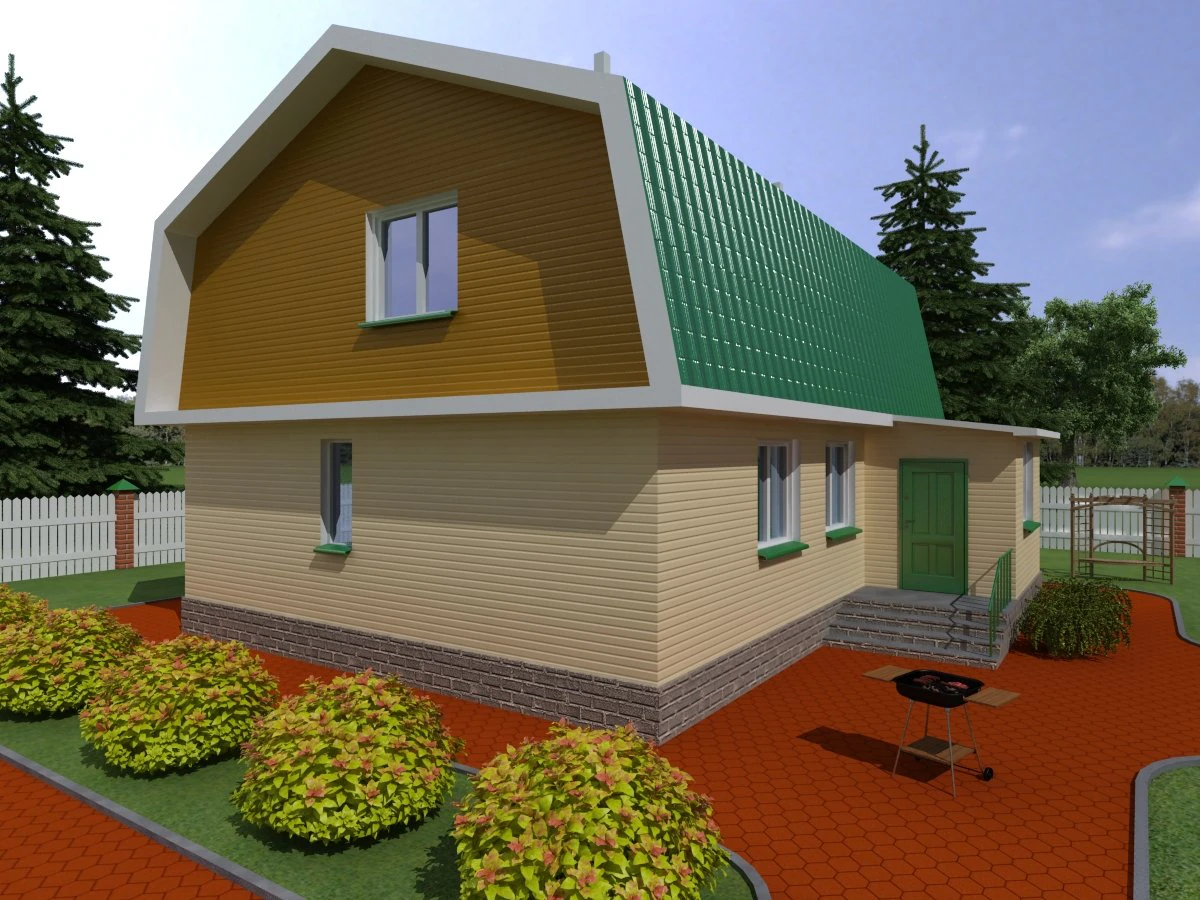cottage 3 3D Model .c4d .max .obj .3ds .fbx .stl .blend 
