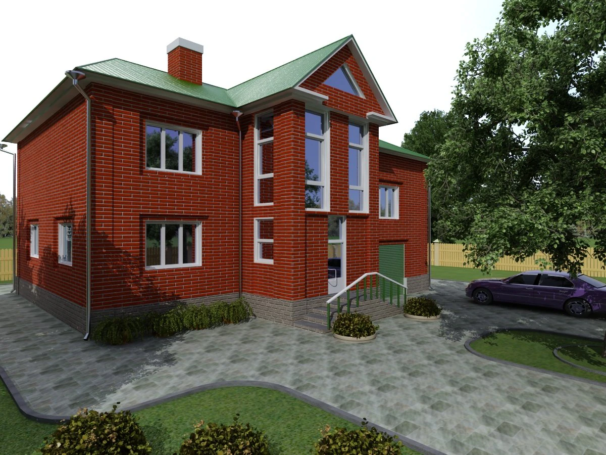 cottage 7 3D Model .c4d .max .obj .3ds .fbx .stl .blend