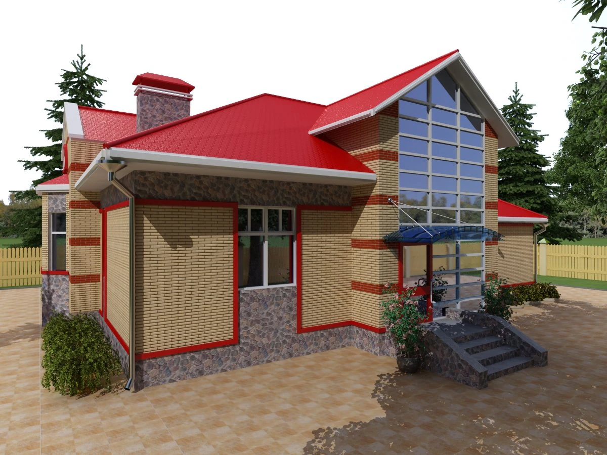 cottage 14 3D Model .c4d .max .obj .3ds .fbx .stl .blend 