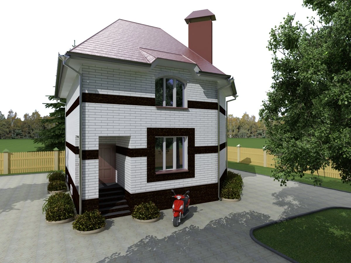cottage 17 3D Model .c4d .max .obj .3ds .fbx .stl .blend 