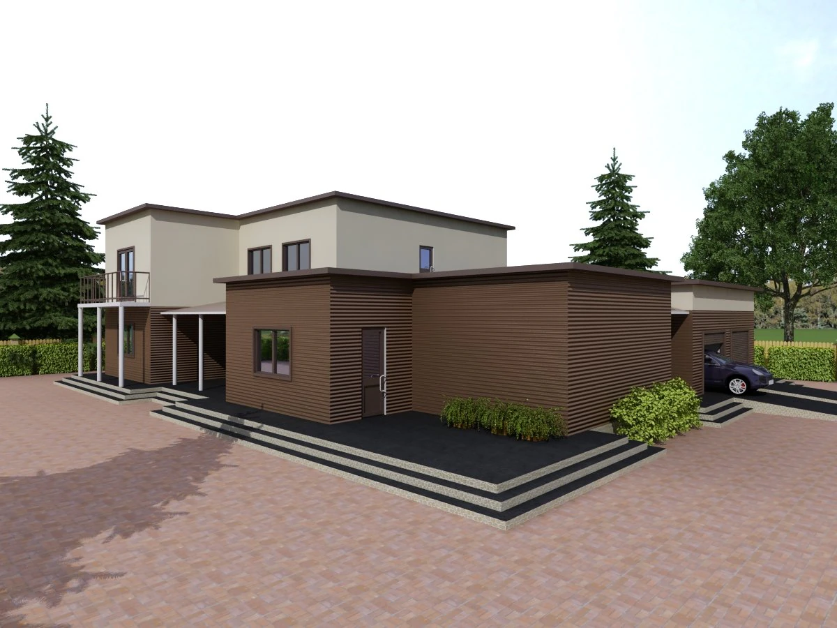 cottage 21 3D Model .c4d .max .obj .3ds .fbx .stl .blend 
