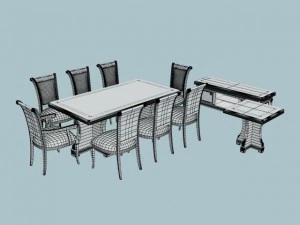 dining area 3D Model