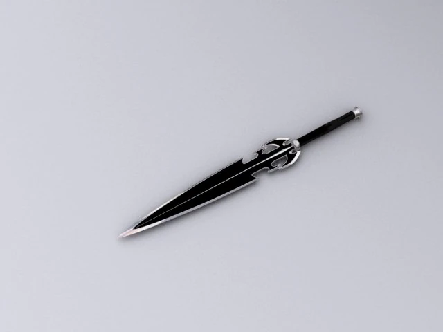 sword black death 3D Model .c4d .max .obj .3ds .fbx .stl .blend 