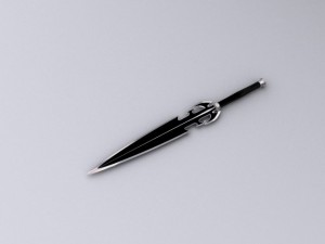 sword black death 3D-Modell
