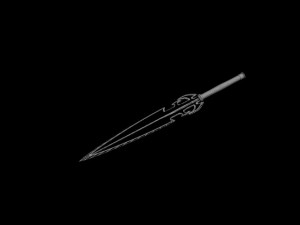 sword black death 3D Model
