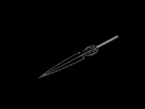sword black death 3D Model