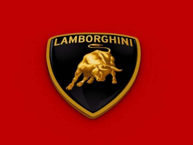 lamborghini logo 3D Model .c4d .max .obj .3ds .fbx .stl .blend 