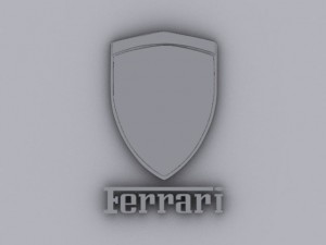 ferrari logo 3D Model