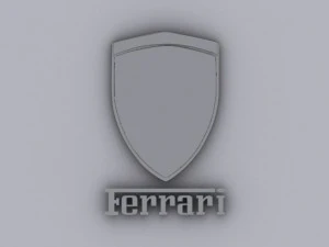 ferrari logo 3D Model