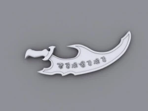 dwarven battle sword 3D Model