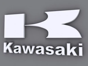Kawasaki-Logo 3D Modell