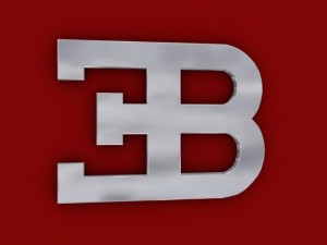 bugatti logo 3D-Modell