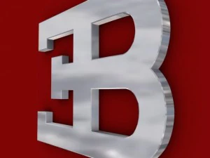 bugatti logo 3D Model