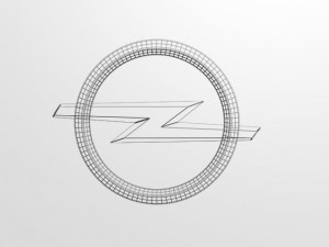 opel logo 3D 模型