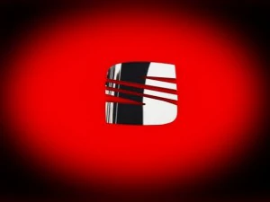 Sitzlogo Chrom 3D Modell