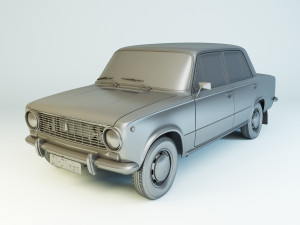 vaz-2101 zhiguli 1970 lada 3D-Modell