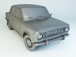 vaz-2101 zhiguli 1970 lada 3D-Modell