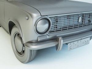 vaz-2101 zhiguli 1970 lada 3D-Modell