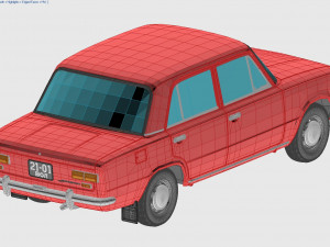 vaz-2101 zhiguli 1970 lada 3D-Modell
