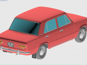 vaz-2101 zhiguli 1970 lada 3D-Modell