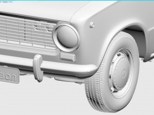 vaz-2101 zhiguli 1970 lada 3D-Modell