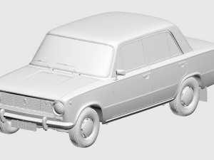 vaz-2101 zhiguli 1970 lada 3D-Modell
