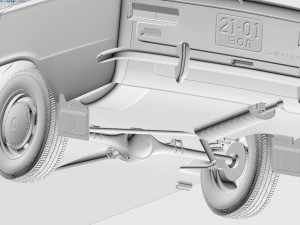 vaz-2101 zhiguli 1970 lada 3D-Modell
