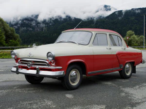 gaz-21 m21volga 1956 Modello 3D