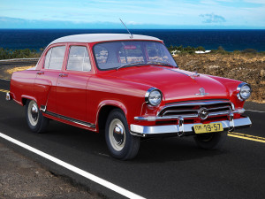 gaz-21 m21 volga 1956 Model 3D