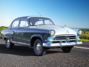 gaz-21 m21 volga 1956 Model 3D