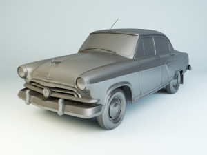 gaz-21 m21 volga 1956 Model 3D