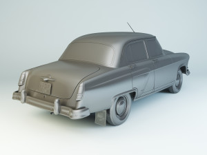gaz-21 m21 volga 1956 Model 3D