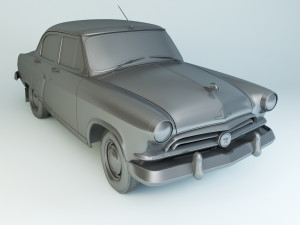 gaz-21 m21 volga 1956 Model 3D