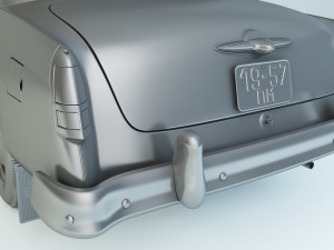 gaz-21 m21 volga 1956 Model 3D
