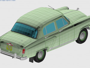gaz-21 m21 volga 1956 Model 3D