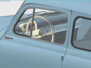 zaz-965 zaporozhets 1961 3D Model