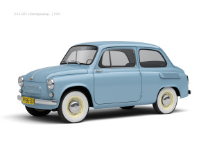 zaz-965 zaporozhets 1961 Modèle 3D