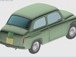 zaz-965 zaporozhets 1961 Modèle 3D