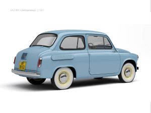 zaz-965 zaporozhets 1961 Modèle 3D