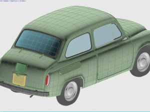 zaz-965 zaporozhets 1961 3D Model