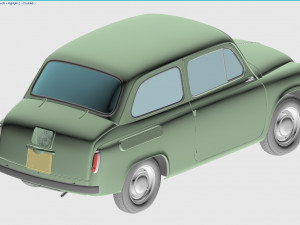 zaz-965 zaporozhets 1961 Modèle 3D