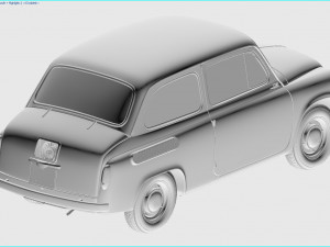 zaz-965 zaporozhets 1961 Modèle 3D