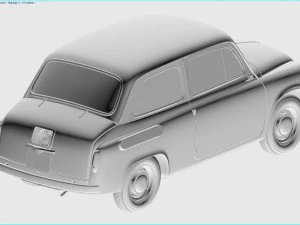 zaz-965 zaporozhets 1961 3D Model