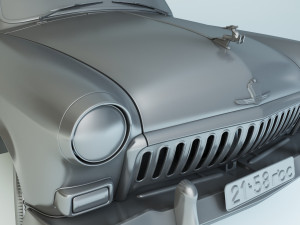 gaz-21 volga 1958 Model 3D