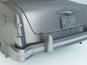 gaz-21 volga 1958 Model 3D