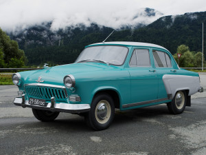 gaz-21 volga 1958 3D Model