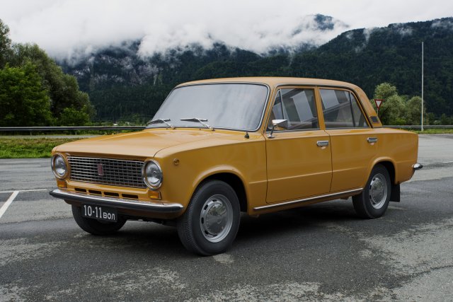 vaz-21011 zhiguli 1974 lada 3D 모델 .c4d .max .obj .3ds .fbx .stl .blend