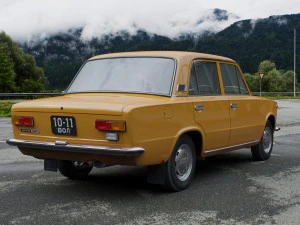 vaz-21011 zhiguli 1974 lada 3D Model